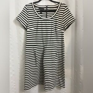INC International Concepts. XL. Black and white striped dress.